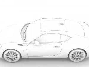 toyota gts 86 2020 3D Model