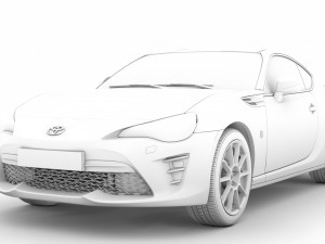 toyota gts 86 2020 3D Model