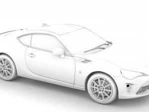 toyota gts 86 2020 3D Model