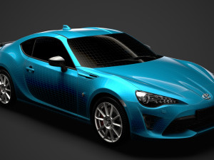 toyota gts 86 2020 3D Model