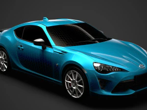 toyota gts 86 2020 3D Model