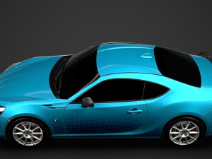 toyota gts 86 2020 3D Model