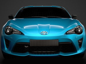 toyota gts 86 2020 3D Model