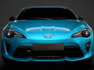 toyota gts 86 2020 3D Model