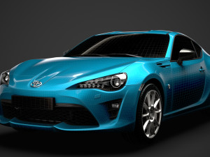 toyota gts 86 2020 3D Model
