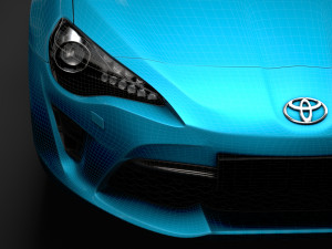 toyota gts 86 2020 3D Model