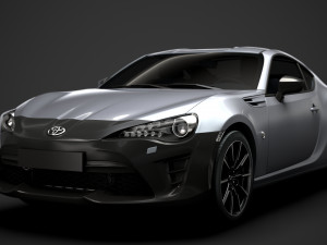 toyota rc 86 2020 3D Model