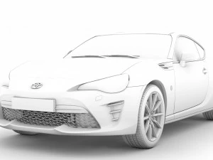 toyota rc 86 2020 3D Model