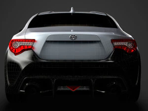 toyota rc 86 2020 3D Model