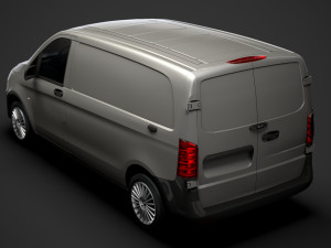 mercedes benz vito panel van l1 2019 3D Модель