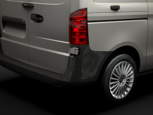 mercedes benz vito panel van l1 2019 3D Модель