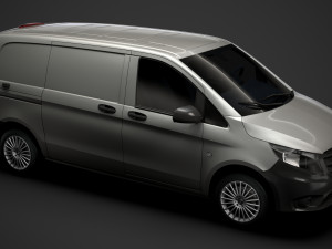 mercedes benz vito panel van l1 2019 3D Модель