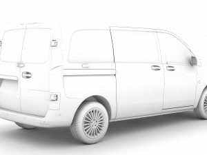 mercedes benz vito panel van l1 2019 3D Модель
