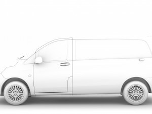 mercedes benz vito panel van l1 2019 3D Модель