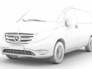 mercedes benz vito panel van l1 2019 3D Модель