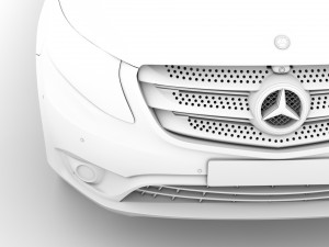 mercedes benz vito panel van l1 2019 3D Модель