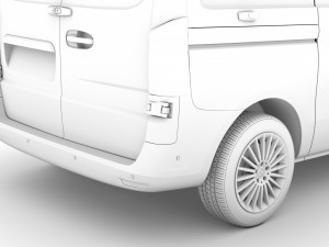 mercedes benz vito panel van l1 2019 3D Модель