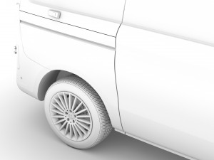 mercedes benz vito panel van l1 2019 3D Модель