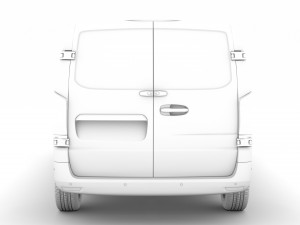 mercedes benz vito panel van l1 2019 3D Модель