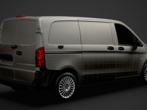 mercedes benz vito panel van l1 2019 3D Модель