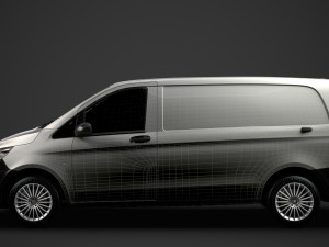 mercedes benz vito panel van l1 2019 3D Модель