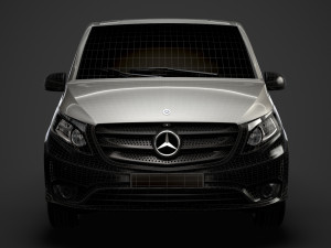 mercedes benz vito panel van l1 2019 3D Модель