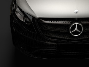 mercedes benz vito panel van l1 2019 3D Модель
