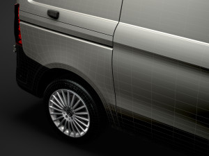 mercedes benz vito panel van l1 2019 3D Модель