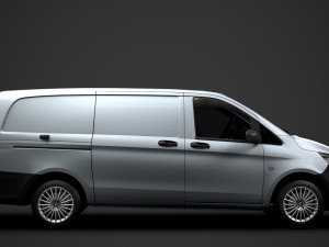 mercedes benz vito panel van l2 2019 3D 模型