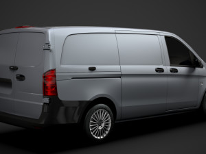 mercedes benz vito panel van l2 2019 3D 模型