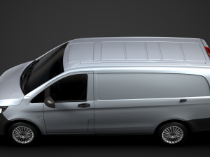 mercedes benz vito panel van l2 2019 3D 模型