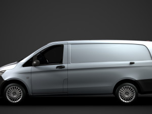 mercedes benz vito panel van l2 2019 3D 模型