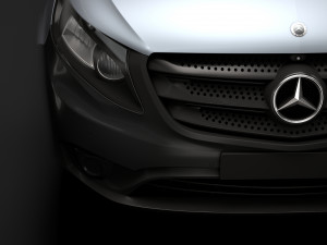 mercedes benz vito panel van l2 2019 3D 模型