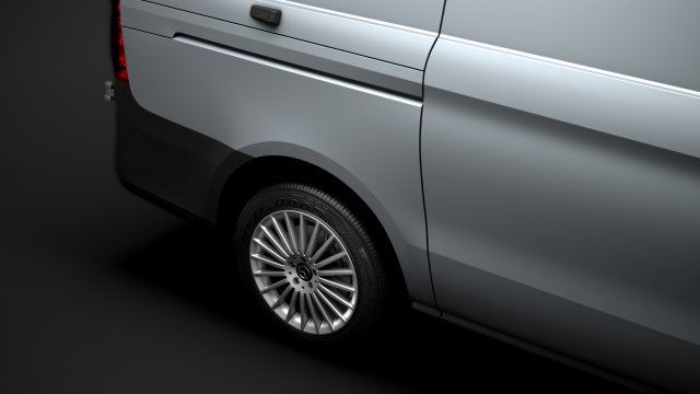mercedes benz vito panel van l2 2019 3D in 3DExport