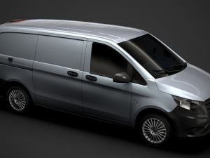 mercedes benz vito panel van l2 2019 3D 模型