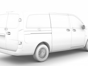 mercedes benz vito panel van l2 2019 3D 模型