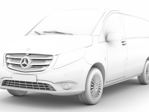 mercedes benz vito panel van l2 2019 3D 模型