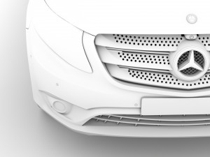 mercedes benz vito panel van l2 2019 3D 模型