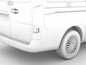 mercedes benz vito panel van l2 2019 3D 模型