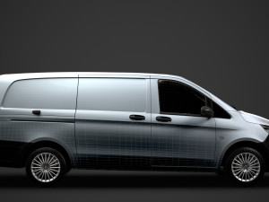 mercedes benz vito panel van l2 2019 3D 模型