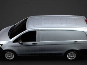 mercedes benz vito panel van l2 2019 3D 模型