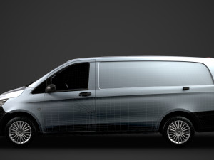 mercedes benz vito panel van l2 2019 3D 模型