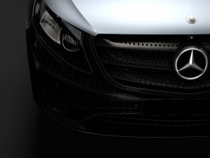 mercedes benz vito panel van l2 2019 3D 模型