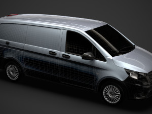 mercedes benz vito panel van l2 2019 3D 模型