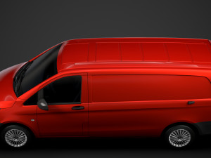 mercedes benz vito panel van l3 2019 3Dモデル