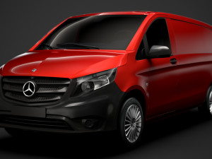 mercedes benz vito panel van l3 2019 3Dモデル