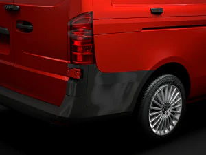 mercedes benz vito panel van l3 2019 3D Model