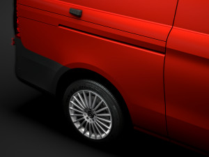mercedes benz vito panel van l3 2019 3Dモデル