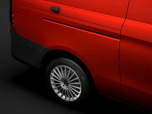 mercedes benz vito panel van l3 2019 3D Model