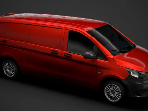 mercedes benz vito panel van l3 2019 3D Model